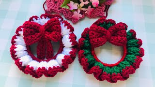 How to crochet the Christmas ornaments veryeasyandsimple [upl. by Merrily]