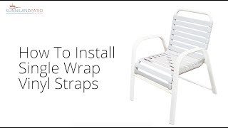 How To Install A Single Wrap Vinyl Strap [upl. by Assela]