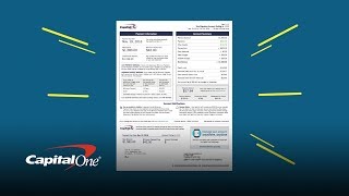 New Credit Card Statement Details  Capital One [upl. by Yawnoc]