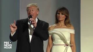 WATCH President Donald Trump and First Lady Melania Trump dance at the Liberty Ball [upl. by Dleifrag96]