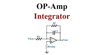 OPAmp Integrator Derivation and Examples [upl. by Rozek]