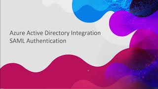 3 Configuring SAML authentication and authorization [upl. by Poppy548]