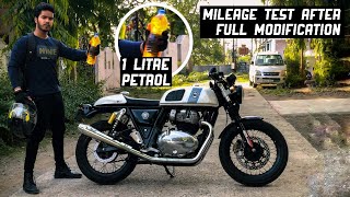 Continental GT 650 Mileage Test  Worth Buy in 2021 🤨   Performance Mods 🔥  Shocking Result 😱 [upl. by Lledniuq]