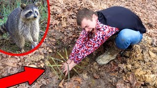 Primitive Survival Trapping DO NOT TRY AT HOME [upl. by Gnouhp437]