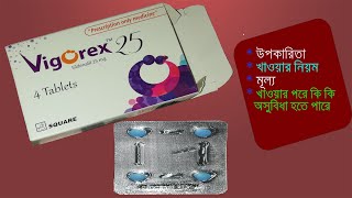 Vigorex Tablet  Sildenafil  Details [upl. by Arsi615]