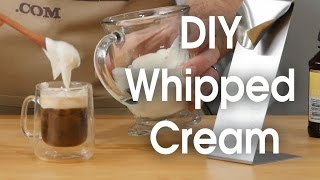 DIY whipped cream in 60 seconds [upl. by Suckow336]