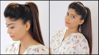 Perfect Ponytail Hairstyle  Easy Ponytail  Rinkal Soni [upl. by Demmy927]