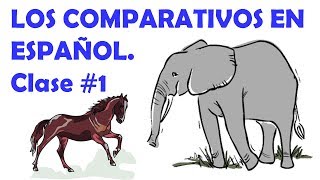 Los Comparativos en español  Comparatives in Spanish [upl. by Entirb]