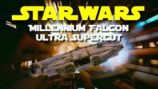 The Star Wars Saga Millennium Falcon ULTRA Supercut [upl. by Ludba107]