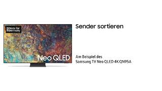 Samsung Neo QLED TV 2021 Sender sortieren [upl. by Yrogerg670]