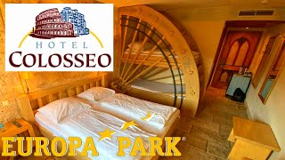 Europa Park Hotel Colosseo amp Room Tour  Italian Themed Hotel [upl. by Annaiel]