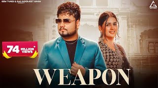 Weapon  Official Video  KD DESIROCK  Pranjal Dahiya  Komal Chaudhary  Haryanvi Song 2024 [upl. by Nosnek]