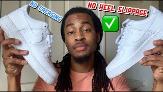 HOW TO LACE AIR FORCE ONES LOW AVOID CREASING [upl. by Acire576]