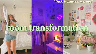 EXTREME ROOM TRANSFORMATION  TOUR 2021  aesthetictiktokpinterest inspired [upl. by Misti]