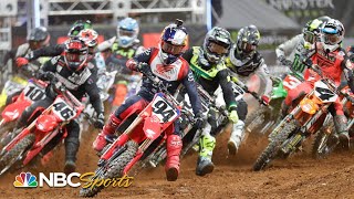 Supercross Round 2 at Houston  EXTENDED HIGHLIGHTS  11921  Motorsports on NBC [upl. by Inajar]