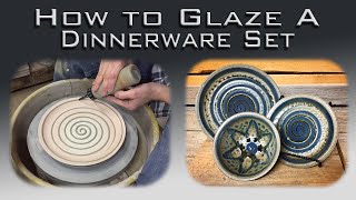 How To Glaze A Dinnerware Set [upl. by Nidya]