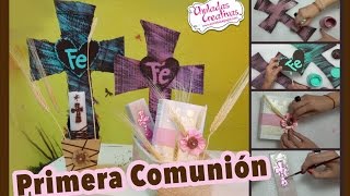 Chuladas Creativas  Ideas para Primera Comunion  Bautizos  Manualidades Sammily [upl. by Llenwahs]