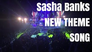 Sasha Banks NEW THEME SONG LIVE REACTION [upl. by Estrellita]