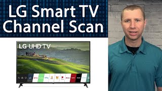 How Channel Scan or Auto Program an LG Smart TV [upl. by Alaine]