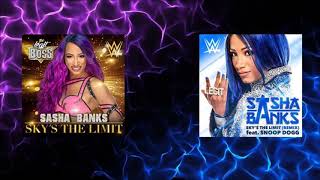 Sasha Banks  Skys the Limit Remix feat Snoop Dogg Mashup  Custom NonLooping Edit [upl. by Singleton]