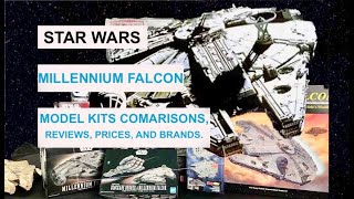 Millennium Falcon Model Kits Comparisons [upl. by Aikmat]