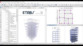 1 ETabs Complete Tutorial of residential building [upl. by Milson200]