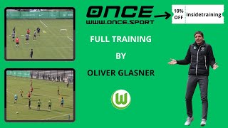 VFL Wolfsburg  full training by Oliver Glasner [upl. by Yendroc118]