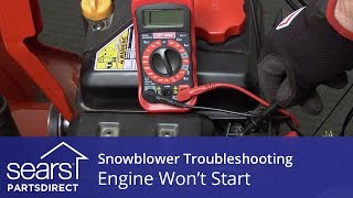 Engine Wont Start Snowblower Troubleshooting [upl. by Baudin]