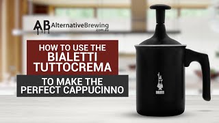 How to Use the Bialetti Tuttocrema Milk Frother [upl. by Adaj]