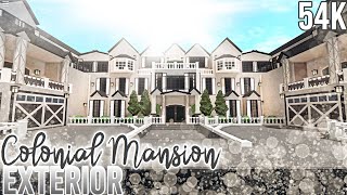 French Colonial Mansion Exterior  Nixilia  Roblox Bloxburg [upl. by Lledniw625]