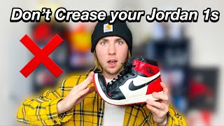 How to Prevent Creases on Jordan 1s Tips and Tricks [upl. by Anesuza]