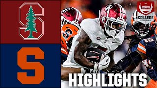 Stanford Cardinal vs Syracuse Orange  Full Game Highlights  ESPN College Football [upl. by Winnah250]