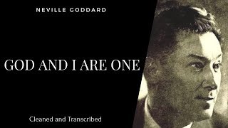 Neville Goddard  God And I Are One  1972 Lecture  Own Voice  Full Transcription  Subtitles 🙏 [upl. by Enairb488]