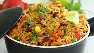 Mexican Rice Recipe  Easy One Pot Meal  How To Make Mexican Rice  Kanaks Kitchen [upl. by Atiseret]