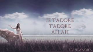 Eurielle  Je tAdore Lyrics [upl. by Odlanar828]