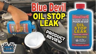 Blue Devil Oil Stop Leak  Product Review Andy’s Garage Episode  274 [upl. by Joellyn207]