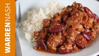 Chilli Con Carne Recipe  Easy Mexican favourite  Recipes by Warren Nash [upl. by Nabatse]