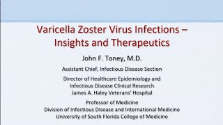 VaricellaZoster Infections Insights and Therapeutics [upl. by Gesner]