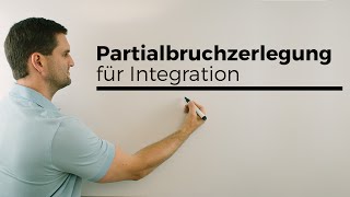 Partialbruchzerlegung für Integration Integrieren Stammfunktion  Mathe by Daniel Jung [upl. by Anthea232]