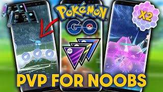 FULL PVP FOR NOOBS GUIDE in POKEMON GO  FASTCHARGE MOVES TURNS SHEILDS amp SWITCHING EXPLAINED [upl. by Aw]