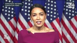 WATCH Rep Alexandria OcasioCortez’s full speech at the 2020 Democratic National Convention [upl. by Andri]