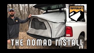 TopperLift Nomad Camper Package Install  Step By Step  How To  Truck Camper  Truck Bed Camper [upl. by Oelc]