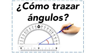 ¿Cómo trazar ángulos  Matemáticas [upl. by Jordain198]