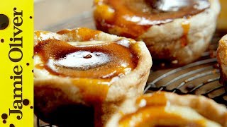 Jamies Quick Portuguese Custard Tarts [upl. by Fax]