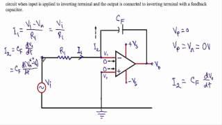 OpAmp Integrator Circuit w subtitles [upl. by Josefina83]