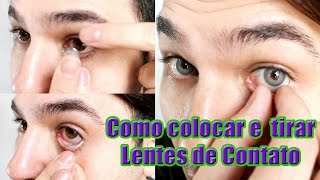 Como colocar e tirar lentes de contato  2 maneiras fáceis ✌🏻️👁 [upl. by Heyward432]