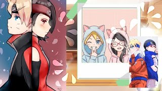 🌷Boruto academy react to BoruSara🌷 BORUSARA  Part 12  made by crissXReacts [upl. by Tonry]