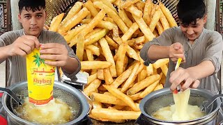 16 Years Old Kid Selling FRENCH FRIES 🍟 How to Make Perfect OPTP McDonalds Style French Fries [upl. by Rhodia]