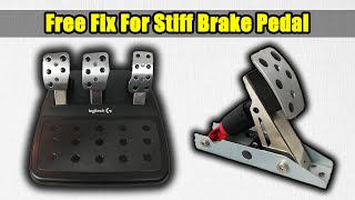 Fix Stiff Logitech G920G29 Brake Pedal  Mod G920G29 Pedals [upl. by Dnalyram25]