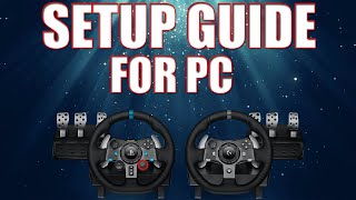 How To Setup G29G920 On PC  Stiff Brake Fix  UPDATE032522 Use Ghub with Windows 11 [upl. by Ayatahs]